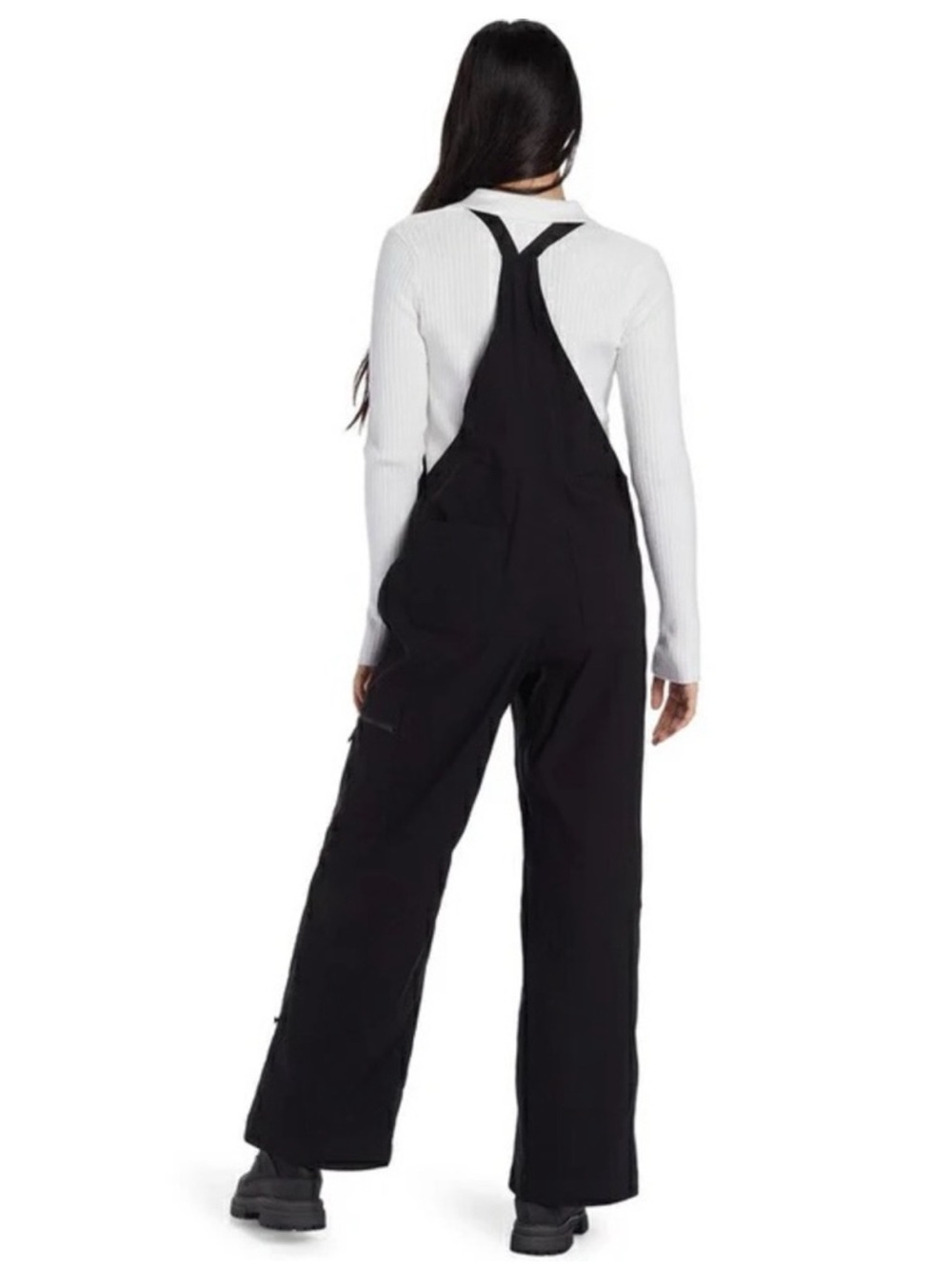 Roxy x Chloe Kim Cargo Overalls Black size Small - Picture 3 of 15